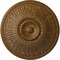 Ekena Millwork Modena Ceiling Medallion (Fits Canopies up to 5 1/4"), 23 1/2"OD x 3 1/2"P, Smokey Topaz Crackle CM23MOSTC - alternate 1